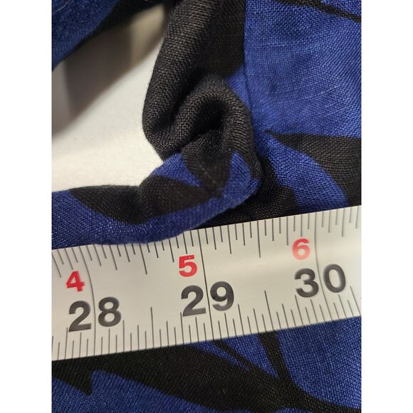 NWT Kate Spade New York Classic Rose Blue Black One Shoulder Jumpsuit Size 8 - Picture 7 of 7